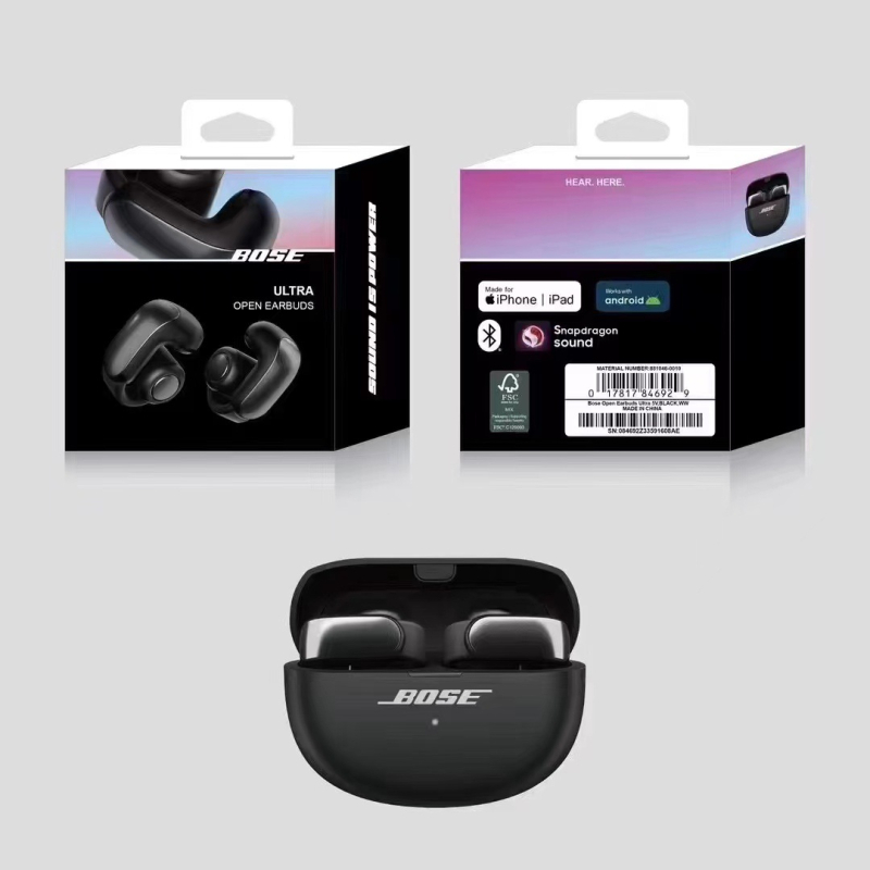 Bežična Bluetooth slušalica s klipom za uho – klipski dizajn, stereo zvuk, redukcija šuma, Bluetooth 5.0, trajanje baterije više od 8 sati