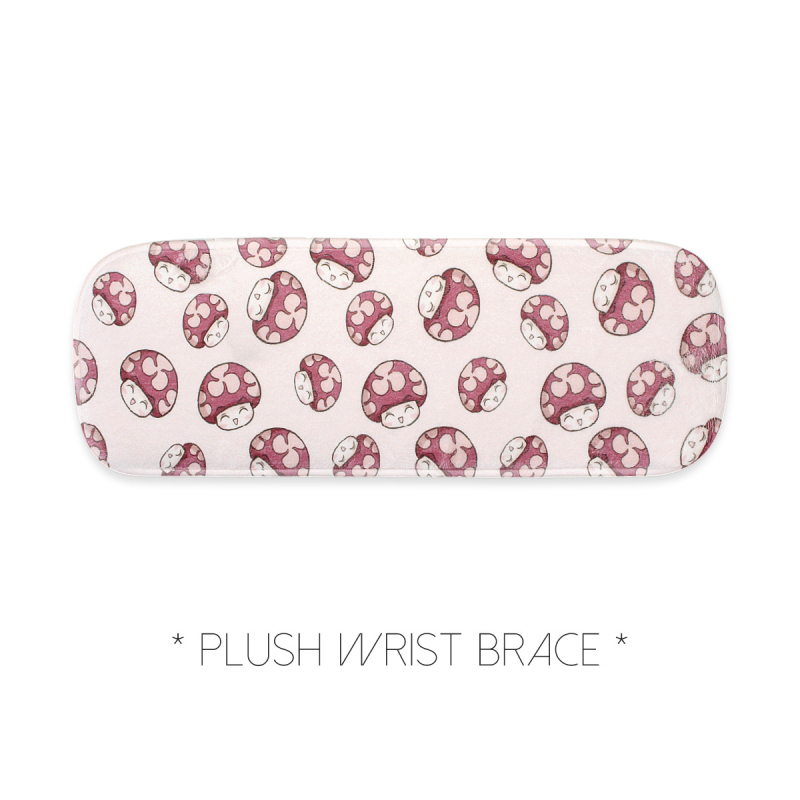 Pad de încheietură pentru tastatură și mouse, căptușit cu fleece, cauciuc natural, antiaderent, model T42