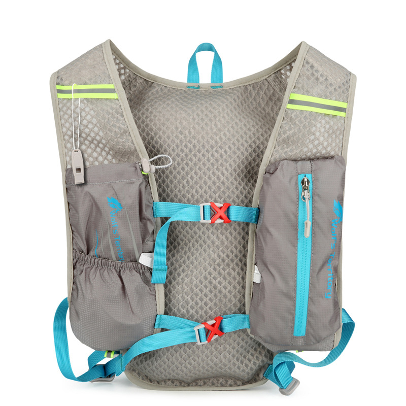 Map of Wolves Lengvas lauko dviračių kuprinė – Daugiafunkcinė, atspari vandeniui ir kvėpuojanti, Nailonas su poliesterio pamušalu, išlenkti pečių dirželiai