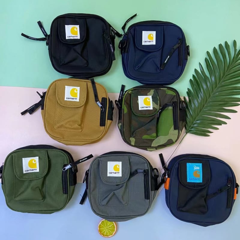 Unisex Crossbody torba - najlon, gradski stil, kvadratnog oblika, zatvarač