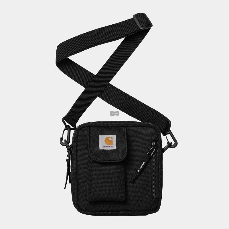Unisex Crossbody torba - najlon, gradski stil, kvadratnog oblika, zatvarač