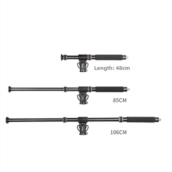 Light Age QZSD-YT03 integrovaný hliníkový statív s výsuvnou tyčou pre DSLR a video, 3 sekcie, nosnosť 2–5 kg