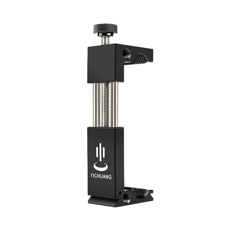Metalni držač za telefon s trostrukim stativom i Pan/Tilt glavom, nosivost 50 kg, visina 9,5 cm, promjer cijevi 2