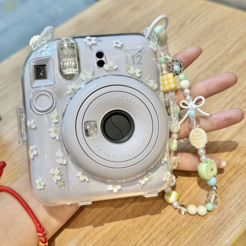 Instax Mini12 Corduroy Fotografijos krepšys, kuprinės stiliaus, unisex, namų saugojimui