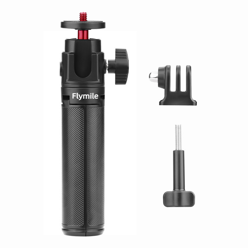 Flymile stovas DJI Action 5 Pro — išplėtimo lazdelės laikiklis, Pocket 3 teleskopinis stovas, 102.7 g