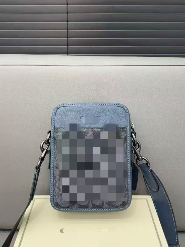 Geantă crossbody pentru bărbați — stil street fashion, material PVC, rezistență la uzură, model litere, căptușeală poliester