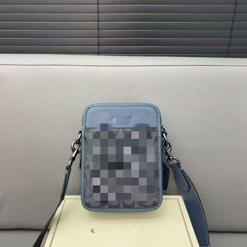 Geantă crossbody pentru bărbați — stil street fashion, material PVC, rezistență la uzură, model litere, căptușeală poliester