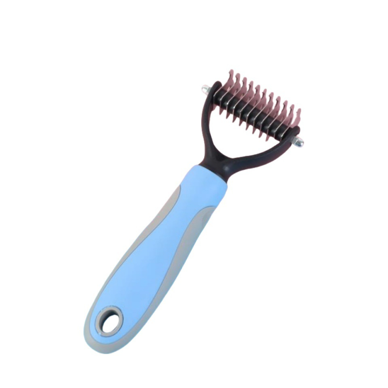 Pieptene de îngrijire pentru animale de companie pentru pisici și câini, din oțel inoxidabil, îndepărtare păr, instrument de curățare, Holy Pet