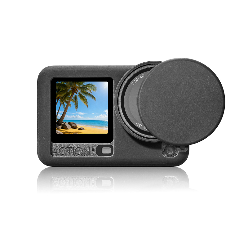 Action6 Silikonska zaštitna maska za DJI Osmo Action 6 – otpornost na pad, silikon materijal, mogućnost ispisa logotipa, uključuje torbicu