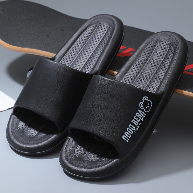 Muške flip–flop sandale za ljeto i vanjsku upotrebu, PVC gornji dio i PVC potplat, casual stil, potplat injekcijski oblikovan, proljeće 2024