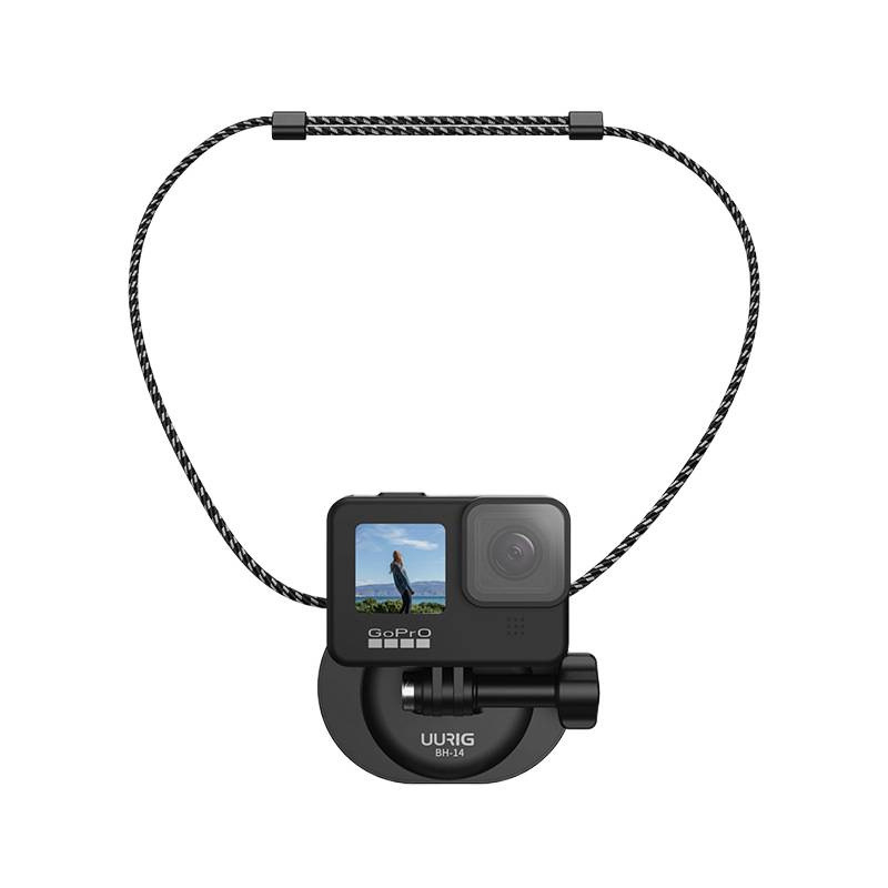 BH-14 Suport magnetic pentru gât pentru Insta360 Ace Pro, din plastic; Include bază magnetică și ambalaj; Servicii post-vânzare: trei garanții