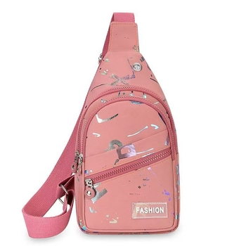 Geantă Crossbody Mini, Stil Stradal, Material Oxford, Închidere cu Fermoar, Buzunar Interior cu Fermoar