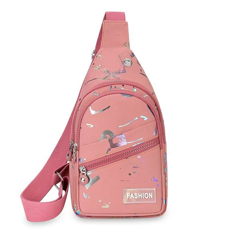 Geantă Crossbody Mini, Stil Stradal, Material Oxford, Închidere cu Fermoar, Buzunar Interior cu Fermoar