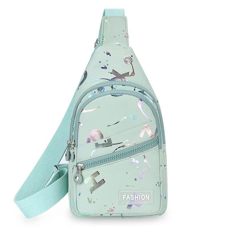 Geantă Crossbody Mini, Stil Stradal, Material Oxford, Închidere cu Fermoar, Buzunar Interior cu Fermoar
