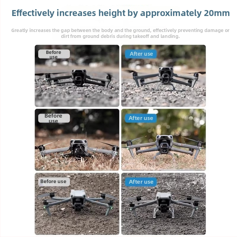 DJI Air 3S Príslušenstvo: Zvýšený trojnožný stojan a podložka na pristátie