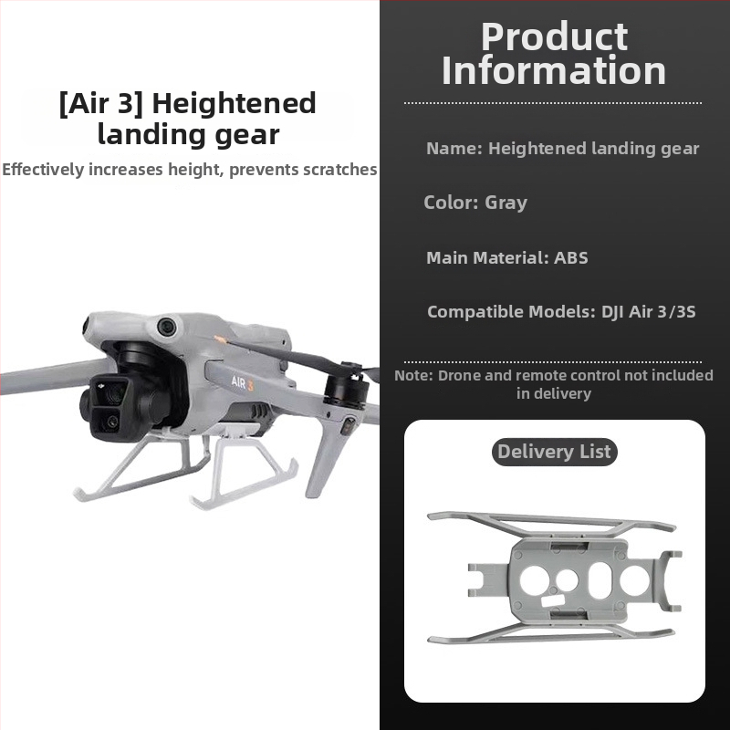 DJI Air 3S Príslušenstvo: Zvýšený trojnožný stojan a podložka na pristátie