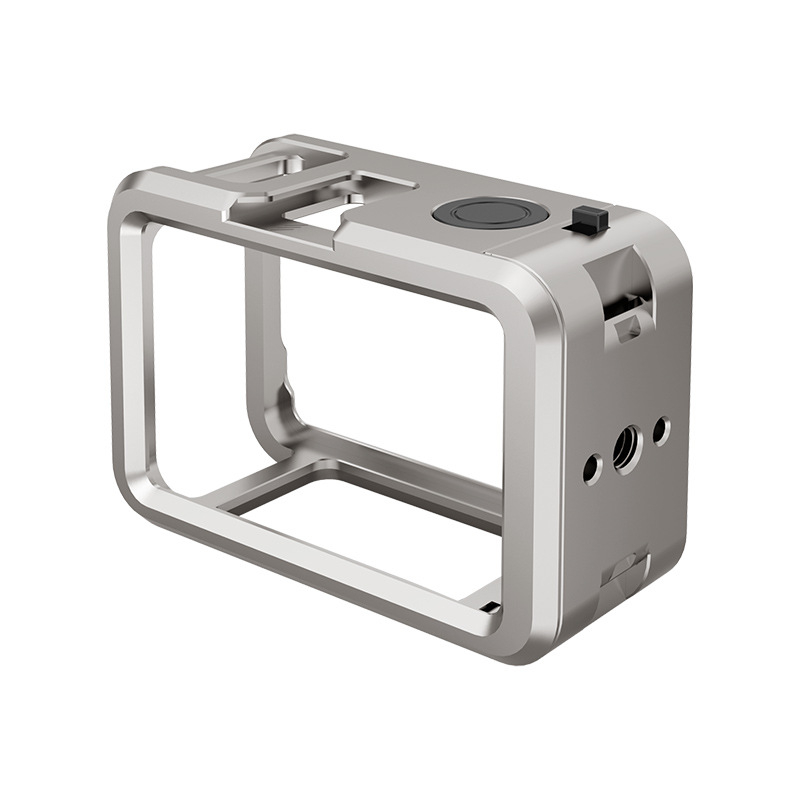Cage din aliaj de aluminiu pentru DJI Action4/5 Pro - Shadow Craftsman, montaj rapid, filmare în poziții orizontale și verticale