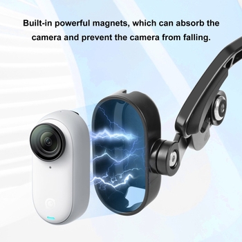 Držač za glavu za Insta360 Go3/Go3S, dizajn prvog lica, Pu974b, plastika