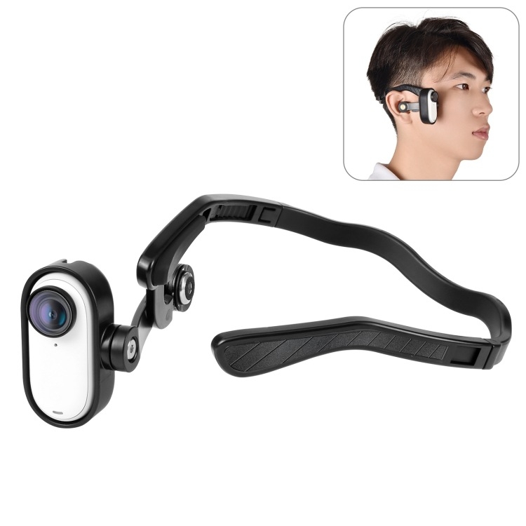Držač za glavu za Insta360 Go3/Go3S, dizajn prvog lica, Pu974b, plastika