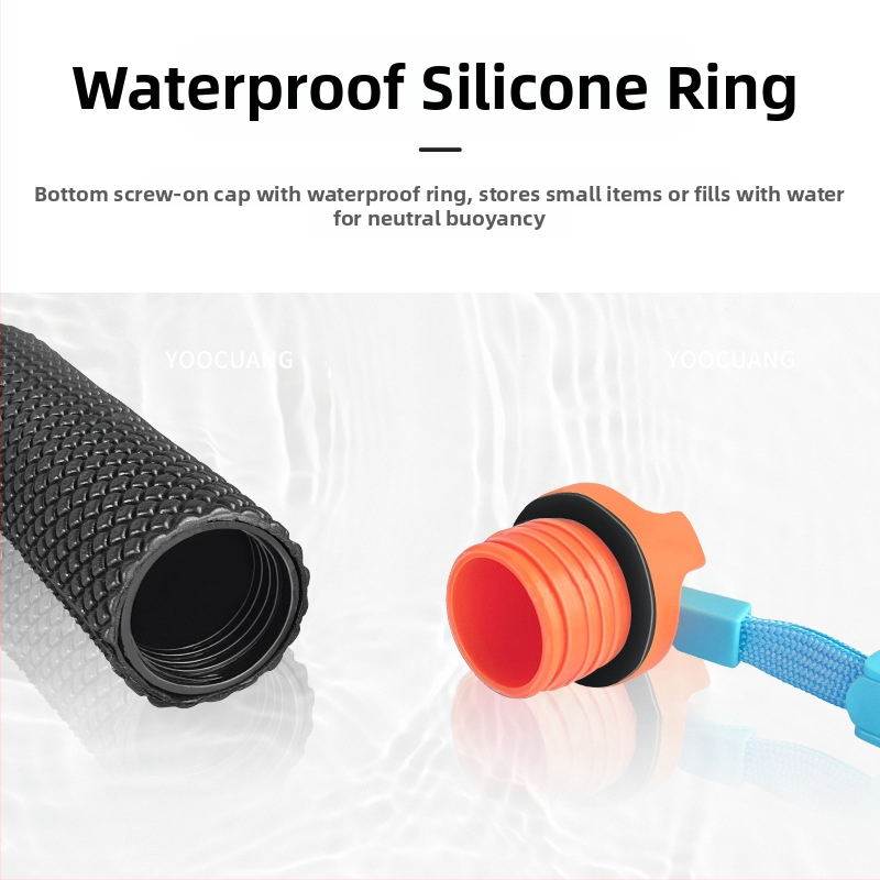 Plávajúca tyč pre DJI Action 5 Pro/4/3 – silikónový návlek, príslušenstvo pre vodotesnú schránku (Kompatibilné: DJI Action 5 Pro/4/3; Model: Buoyancy rod)