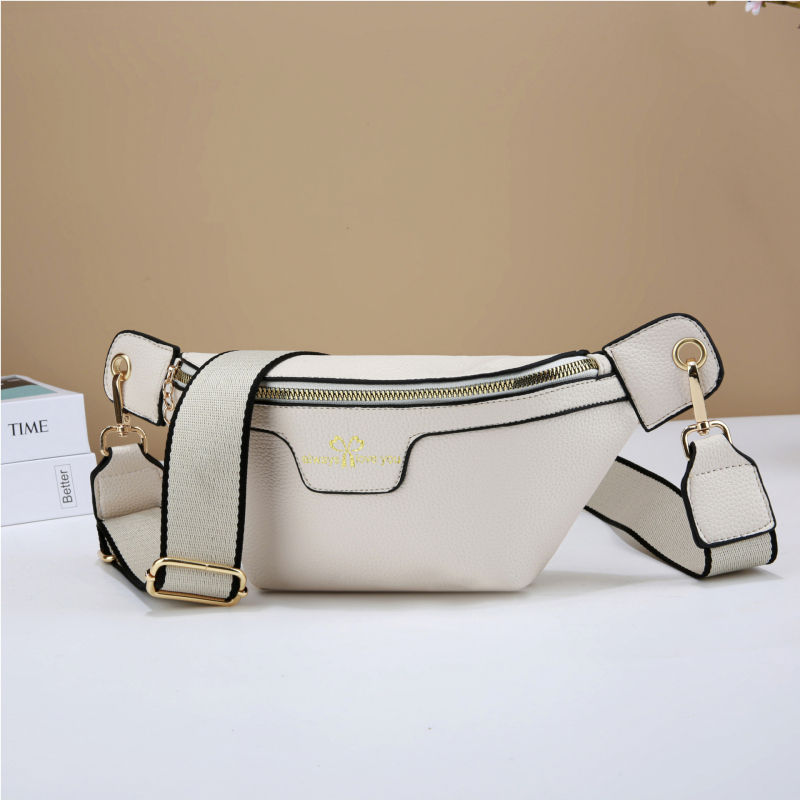 Ženska pojasna torbica od PU materijala, ljeto 2025, podstava od poliestera, zatvaranje zatvaračem, pretinac za telefon, gradski minimalistički stil.
