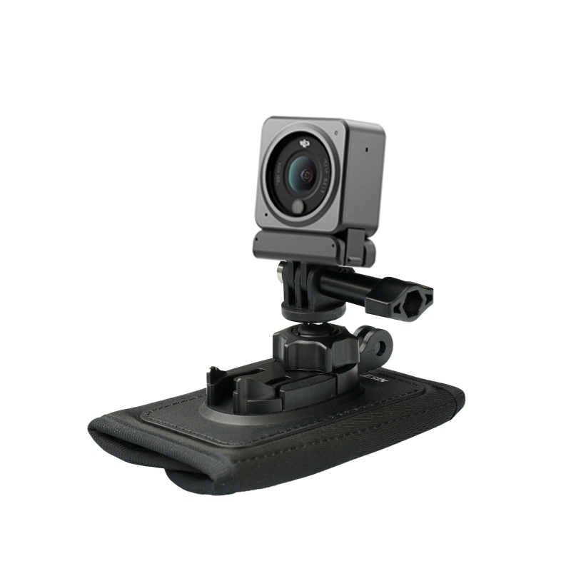 TELESIN držiak na akčnú kameru: 360° otáčanie, nastaviteľný uhol, dvojhlavý rýchly uvoľňovač, kompatibilný s GoPro/DJI Action4