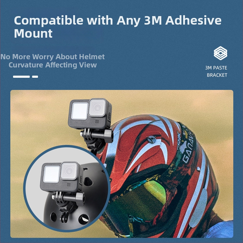 TELESIN držiak na akčnú kameru: 360° otáčanie, nastaviteľný uhol, dvojhlavý rýchly uvoľňovač, kompatibilný s GoPro/DJI Action4