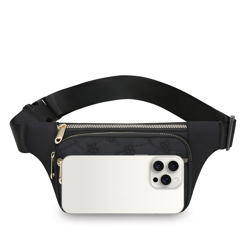 Torba za prsa od Oxford platna, gradski stil, zatvarač, džep za dokumente, ljeto 2025