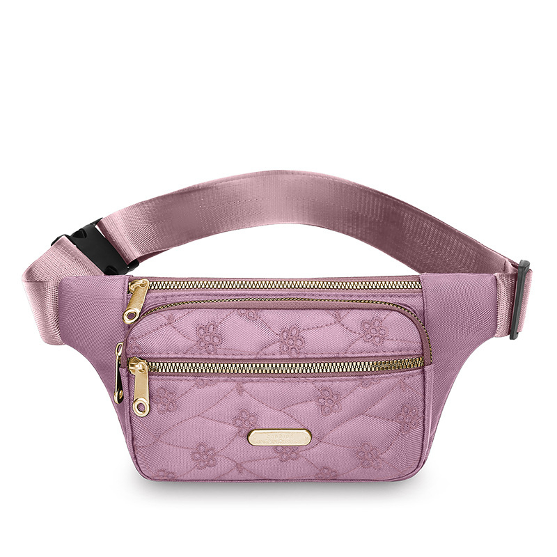 Torba za prsa od Oxford platna, gradski stil, zatvarač, džep za dokumente, ljeto 2025