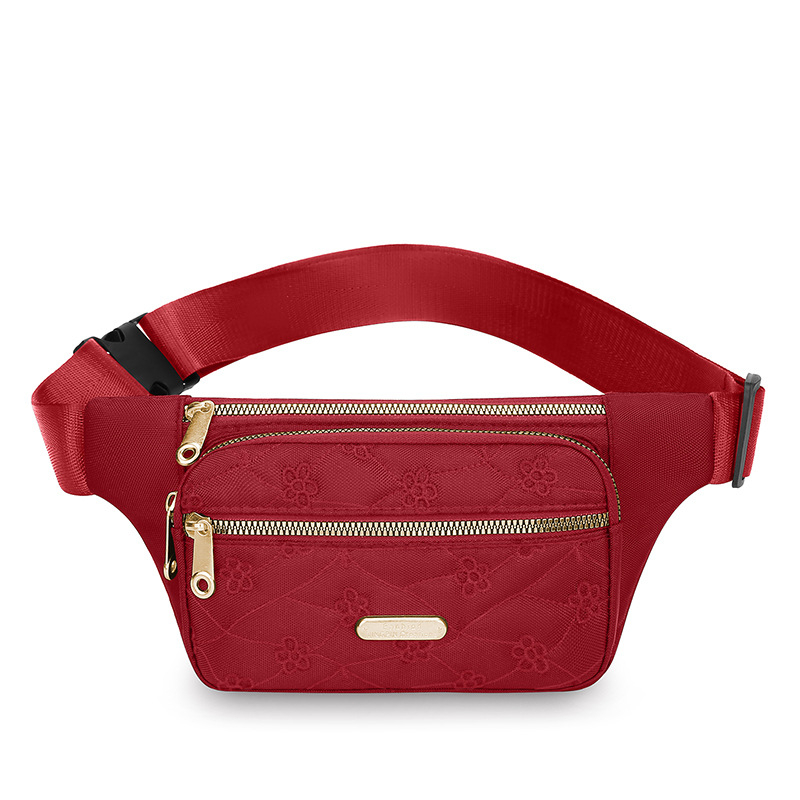 Torba za prsa od Oxford platna, gradski stil, zatvarač, džep za dokumente, ljeto 2025