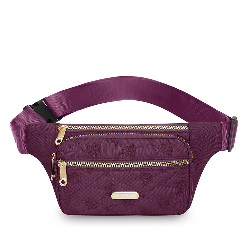 Torba za prsa od Oxford platna, gradski stil, zatvarač, džep za dokumente, ljeto 2025