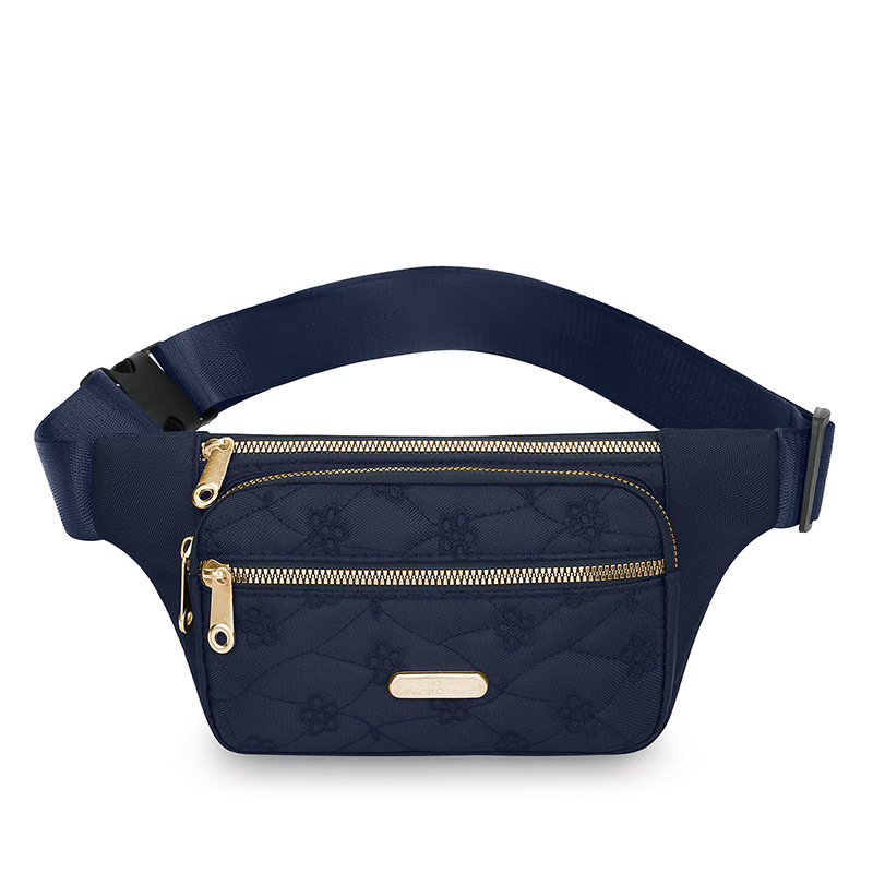 Torba za prsa od Oxford platna, gradski stil, zatvarač, džep za dokumente, ljeto 2025