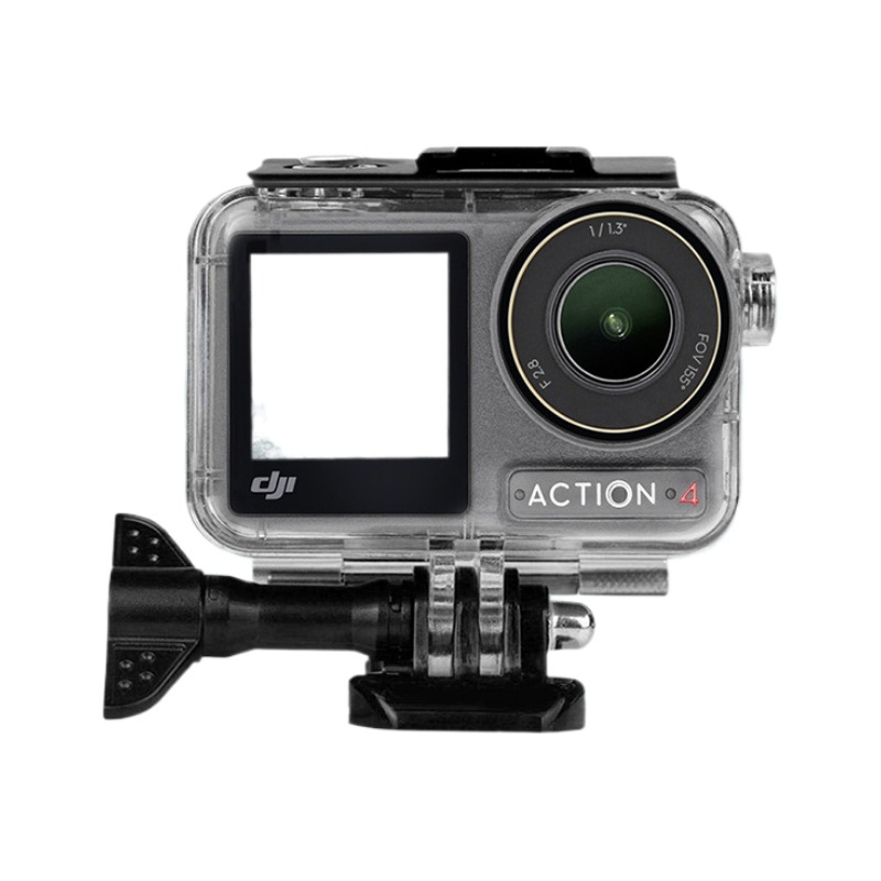 Carcasă spate impermeabilă cu ecran tactil pentru DJI Osmo Action 4/Action 3, modelul 2036, PC de înaltă transparanță rezistent la coroziune (Bayer 2805)