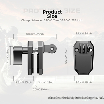 Držiak štítu motocykla Wesport Al46c, hliníková zliatina, všeobecné použitie, možnosť potlače loga