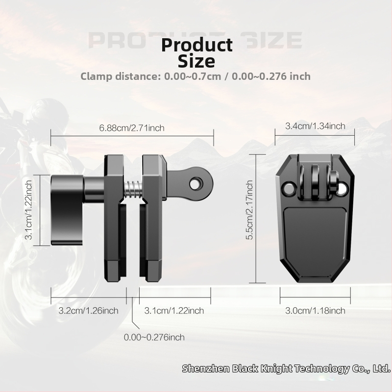 Držiak štítu motocykla Wesport Al46c, hliníková zliatina, všeobecné použitie, možnosť potlače loga