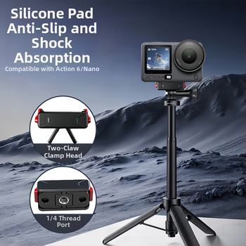 Dvojcestná magnetická rýchloupínacia základňa pre DJI Action 6 a Osmo Nano | Dj2 | Materiál: plast + kov | Balenie: 1 ks