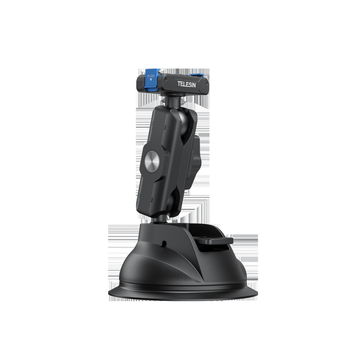 Suport din plastic cu ventuză pentru DJI Action 5 Pro/4 și Osmo 360 – compatibil cu Action 5 Pro/4 și Osmo 360, montaj pe geamul mașinii