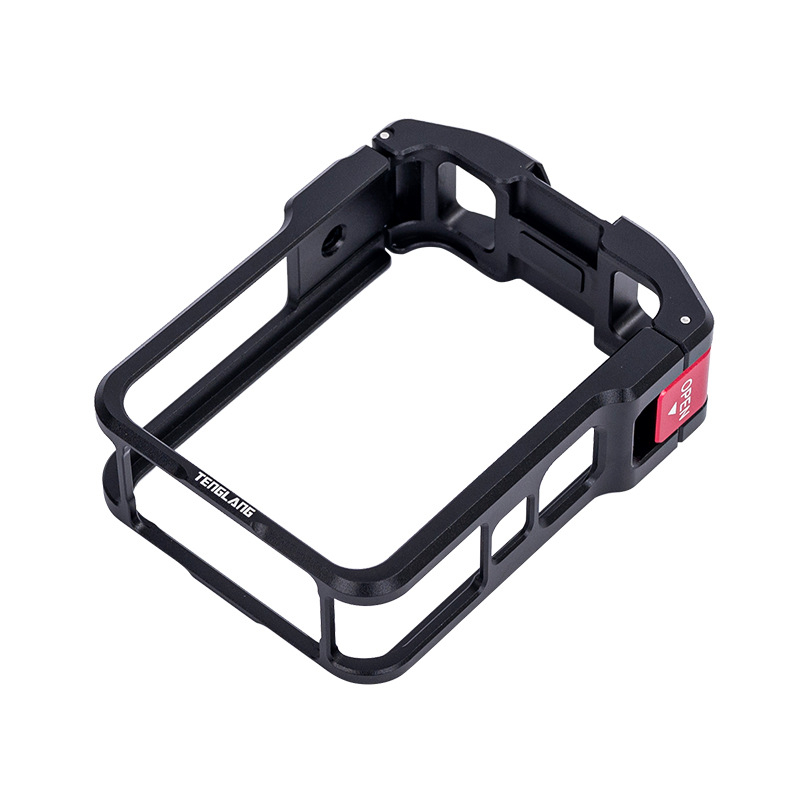 Cage metal pentru DJI Osmo 360 Cameră de acțiune panoramică (Material: aliaj de aluminiu + oțel inoxidabil + silicon; Model Tl-a10; Compatibil: DJI Osmo 360)