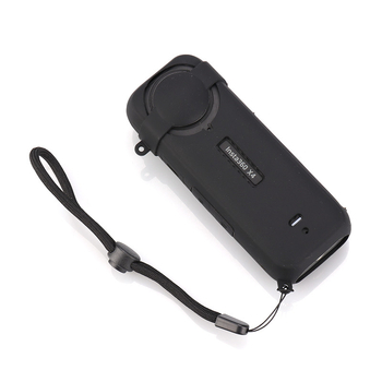 Insta360 X4 Carcasă de protecție din silicon – Shadow Stone X4 pentru cameră panoramică, protecție obiectiv, rezistentă la căderi