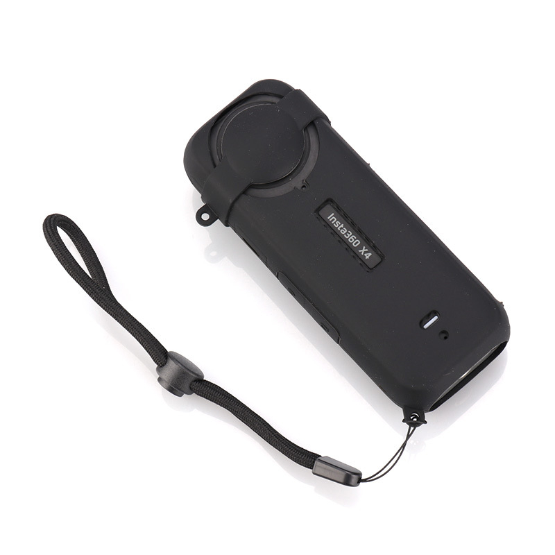 Insta360 X4 Carcasă de protecție din silicon – Shadow Stone X4 pentru cameră panoramică, protecție obiectiv, rezistentă la căderi