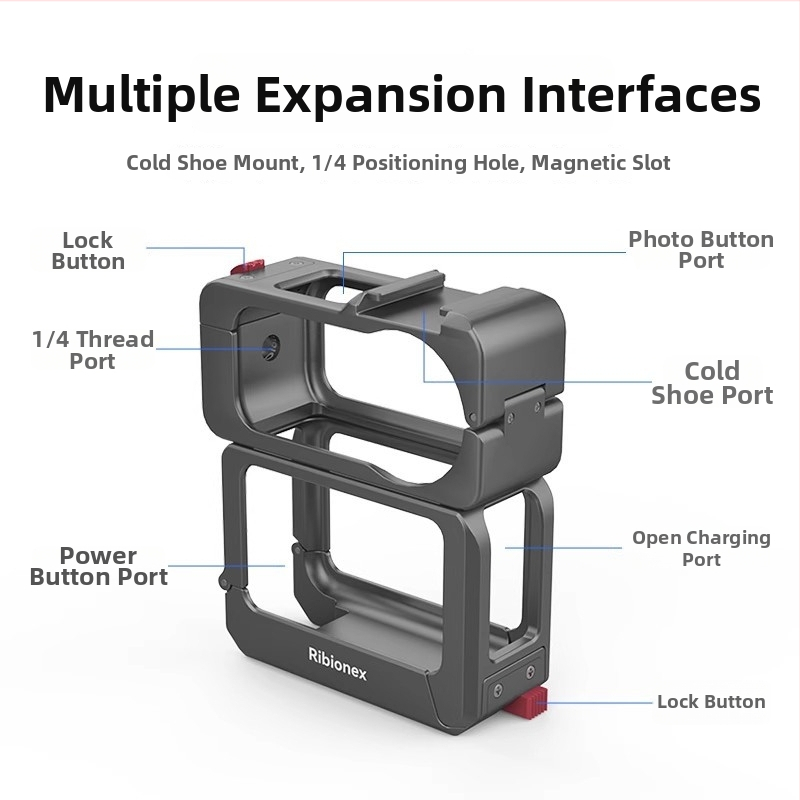 Dji Nano príslušenstvo – rám z hliníkovej zliatiny pre Rabbit Cage, ochranný rozširujúci rám (Model: Dji nano accessories; Kompatibilné s: Dji nano)