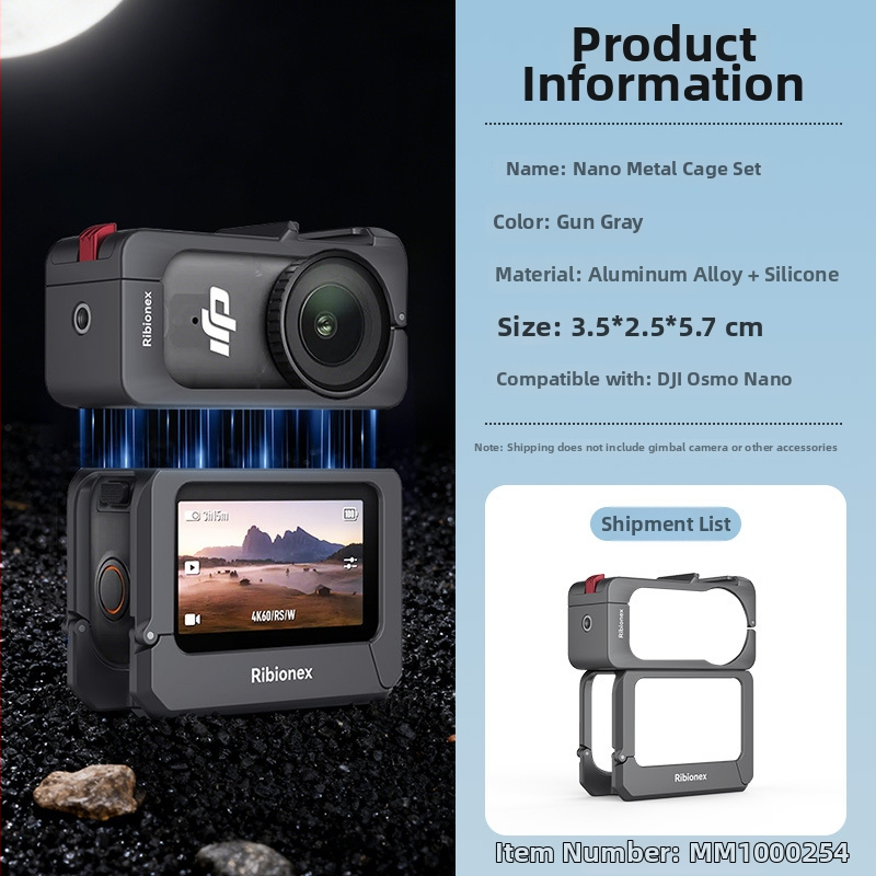 Dji Nano príslušenstvo – rám z hliníkovej zliatiny pre Rabbit Cage, ochranný rozširujúci rám (Model: Dji nano accessories; Kompatibilné s: Dji nano)