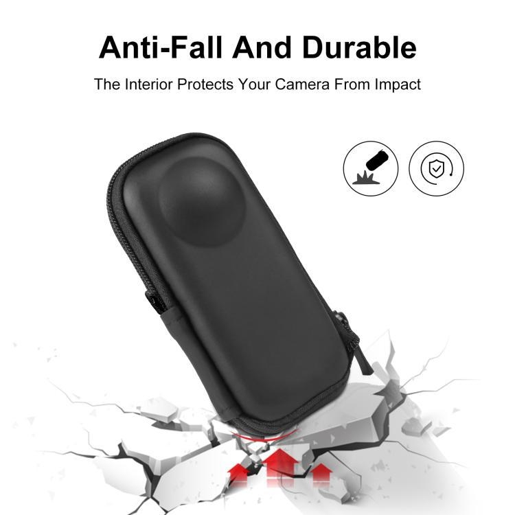 Insta360 X5/X4 Cutie de depozitare de la Puluz Fat Cow — Material EVA, Model Pu984b, Cutie de depozitare portabilă