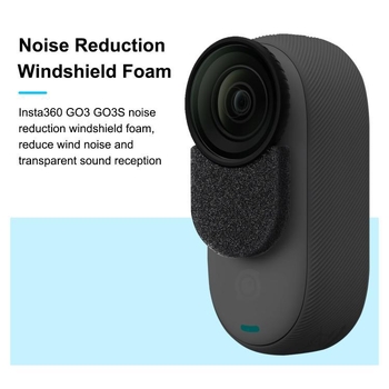 Puluz Fat Cow Pu776b burete antifonare și protecție anti vânt pentru Insta360 GO3/GO3S