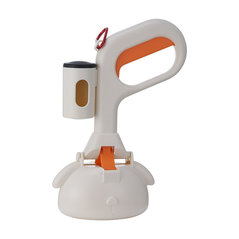 Suņa ekskrementu savākšanas rīks – pārnēsājams plastmasas tīrīšanas rīks, 40 gab. iepakojumā