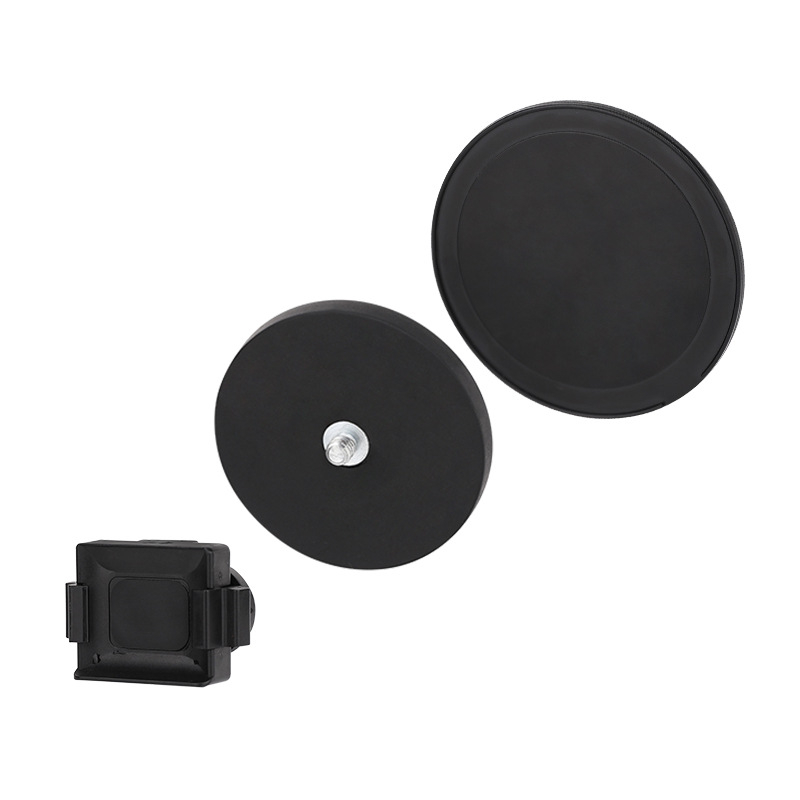 Suport adaptor magnetic de extindere pentru DJI Pocket 3, cu bază de birou cu ventuză auto (Material: aliaj de aluminiu + silicon; Brand: Strange leaves; Compatibil: DJI Pocket 3)