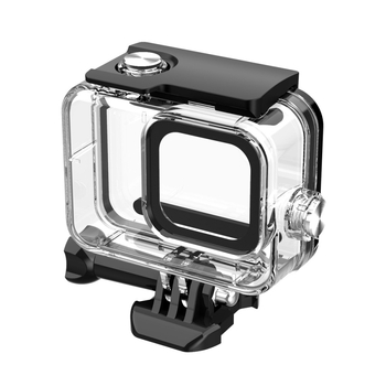 GoPro 8 vodootporno kućište, materijal akrilno-PC, dubina 45 m, s ispisanim logotipom, kompletan set