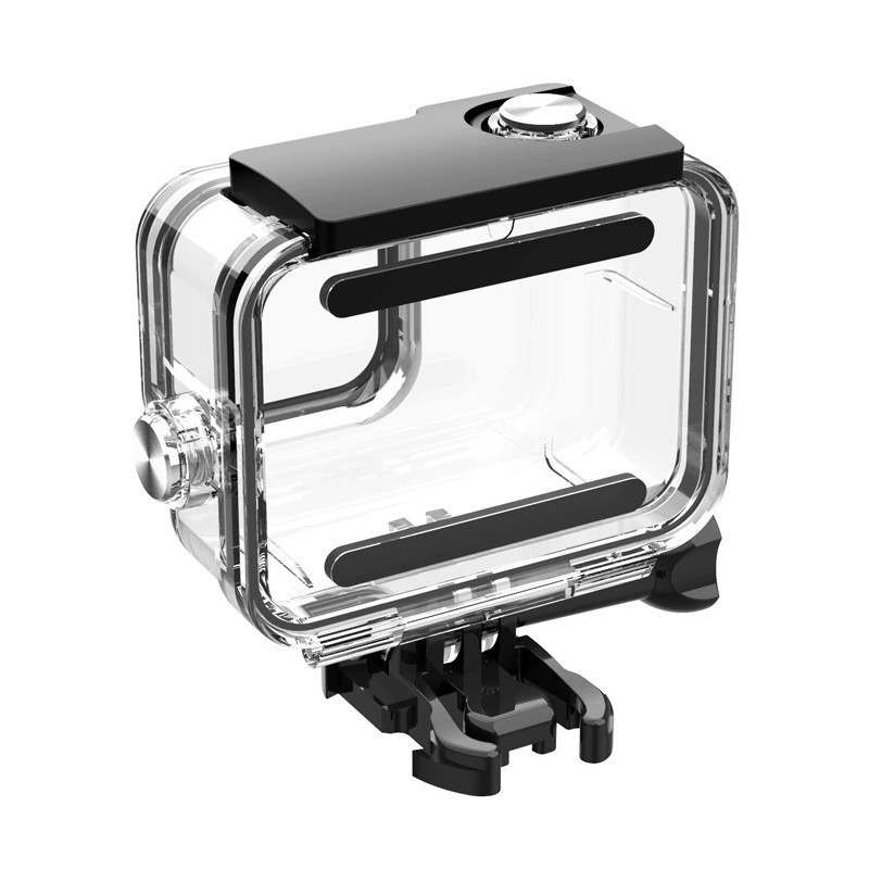 GoPro 8 vodootporno kućište, materijal akrilno-PC, dubina 45 m, s ispisanim logotipom, kompletan set