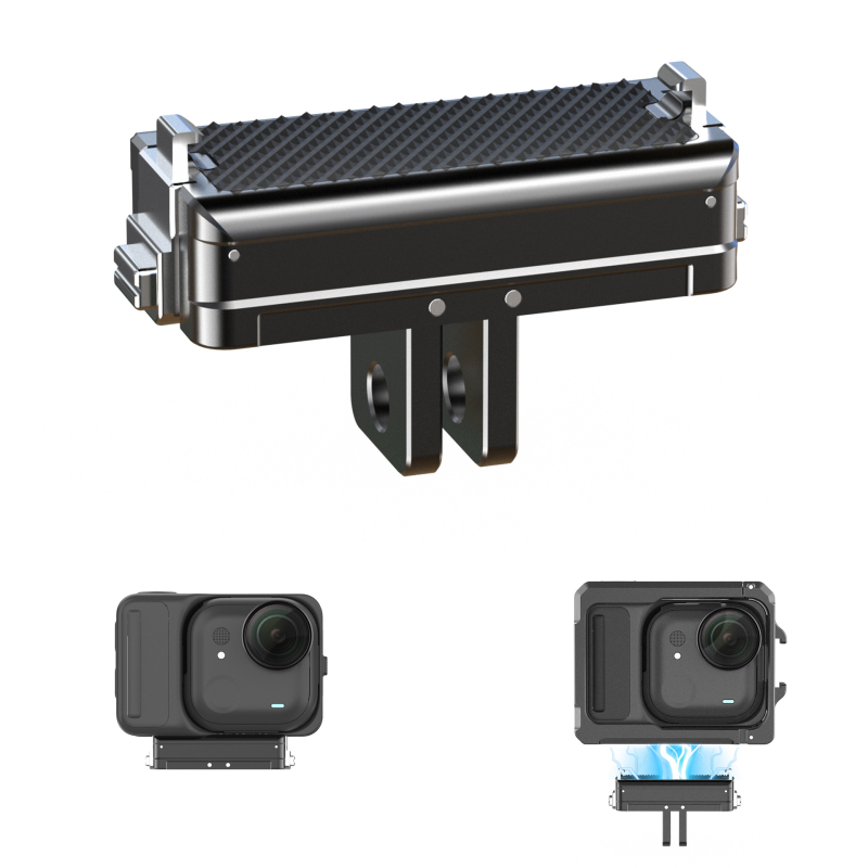 Aluminijski magnetski nosač baze za Insta360 Go3 s otvorom za vijak 1/4 inča (IN137)