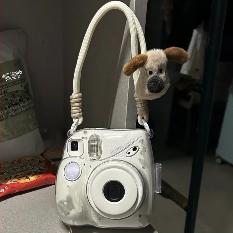 Instax Mini 11 Priehľadný Crystal kryt, Corduroy, batohový štýl foto taška, unisex